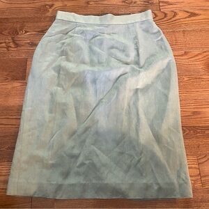 Vintage women's linen blend pencil‎ skirt  in size 38